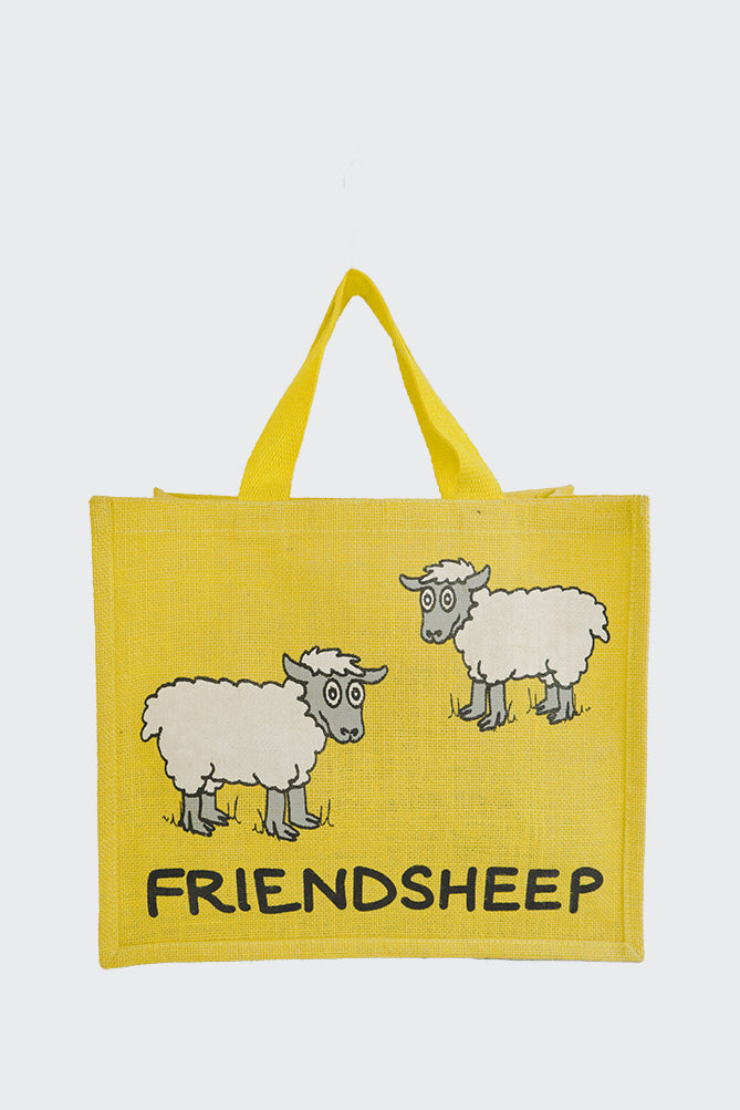 Ulster Weavers Dotty Sheep Packable Bag - One Size in Yellow